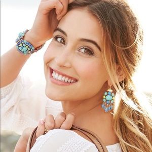 Stella & Dot Sardinia bracelet with earrings